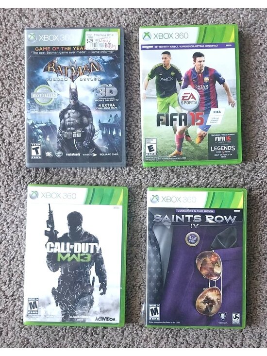 Xbox Other - Xbox 360 Games Lot Batman FIFA 15 COD Saints Row
